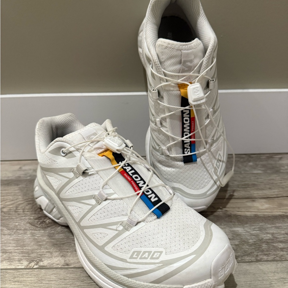 Salomon White and Lunar Rock XT-6 - Picture 1 of 6